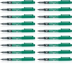 Pilot 019595 V Sign Pen (Green - Pack of 18) - $38.41+