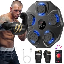 TGLLM Music Boxing Machine with Boxing Gloves, Wall Mounted Smart Blueto... - £53.60 GBP