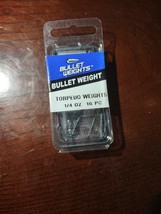 Bullet Weights Torpedo Weights 1/4 Oz 16 Pc - $12.75