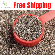 Organic Pure Black Chia Seeds VEGAN,GLUTEN-FREE بذور الشيا Free Shipping - £10.51 GBP+