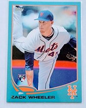 2013 Topps Update Zack Wheeler Blue Bordered Rookie Baseball Card TPTV - £58.92 GBP