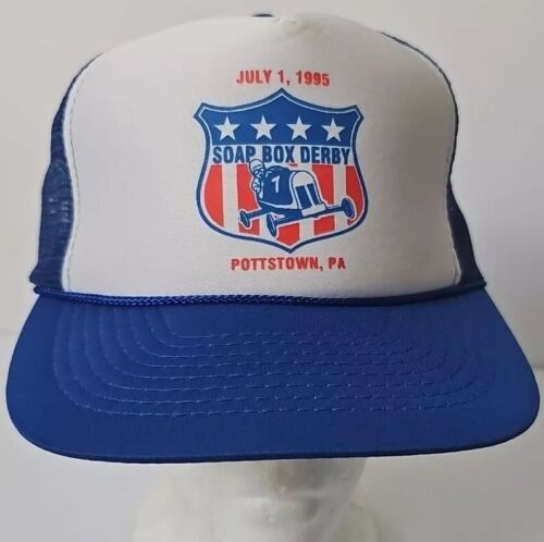 Vth Soap Box Derby Trucker Hat Snapback Pottsville PA 1995 - $12.82