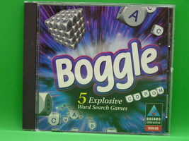 BOGGLE 5: Explosive Word Search Games HASBRO PC Game (CD-ROM,1997) - $3.75