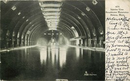 Undk MT Postcard L456 Broadwater Natatorium Helena Three Cancels 1906 Interior - £11.10 GBP