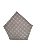 ARMANI COLLEZIONI Mens Pocket Square Luxury Squared Grey Size 13&quot; X 13&quot; - $41.02