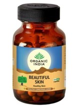 Lot De 2 Organic India Belle Peau Paquets 120 Capsules Incandescent Radiant Sain - £21.82 GBP