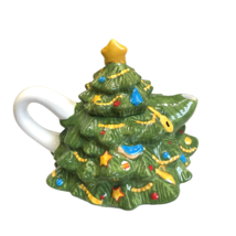 Christmas Tree Ornaments Tea Pot Festive Holidays Vintage Unbranded 5 inch - £11.38 GBP