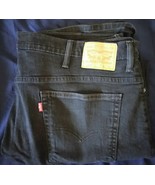 Levis 569 Black Jeans Loose Straight Sz 42X32  - $40.34 CAD