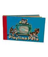 Vintage Childrens Board Book Pop Up Animals Cats Duck Goat Birds Rabbit ... - $366.72 MXN