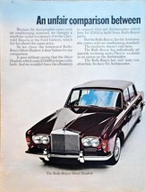 1968 VTG Print Ad-AMERICAN MOTORS AMBASSADOR DPL-Rolls-Royce comparison-... - $11.87
