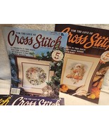 Lot of 4 &quot;For The Love of Cross Stitch&quot; Magazines Vtg 1992 - $361.75 MXN