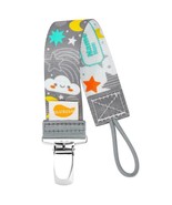 Moon and Stars Pacifier Clip- Ulubulu Binky Clip works with all pacifiers - £6.26 GBP