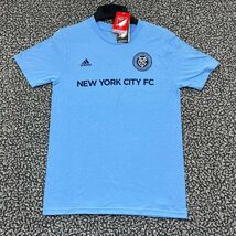New York City FC David Villa #7 Shirt Youth Medium 10-12 Adidas Cotton N... - $345.09 MXN