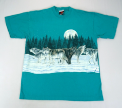 Vintage 1991 Signal Sports Habitat Nature Loup T-Shirt Sz M Simple Coutu... - £22.74 GBP