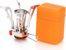 Aotu Portable Mini Camping Stoves Backpacking Stove With Piezo Ignition Small - £34.74 GBP