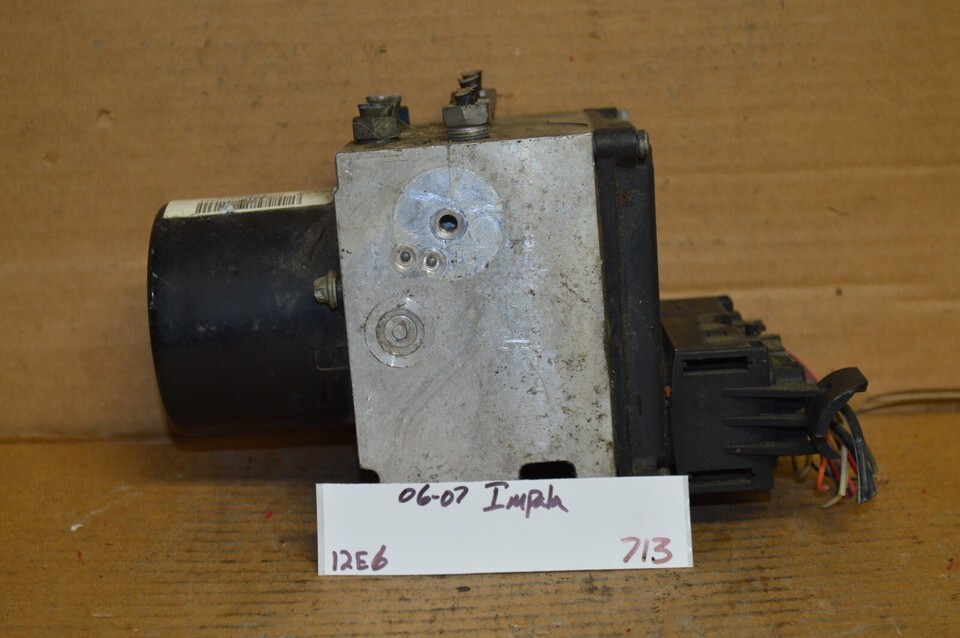 06-07 Chevrolet Impala ABS Pump Control OEM 15841969 Module 713-12E6 - $44.09