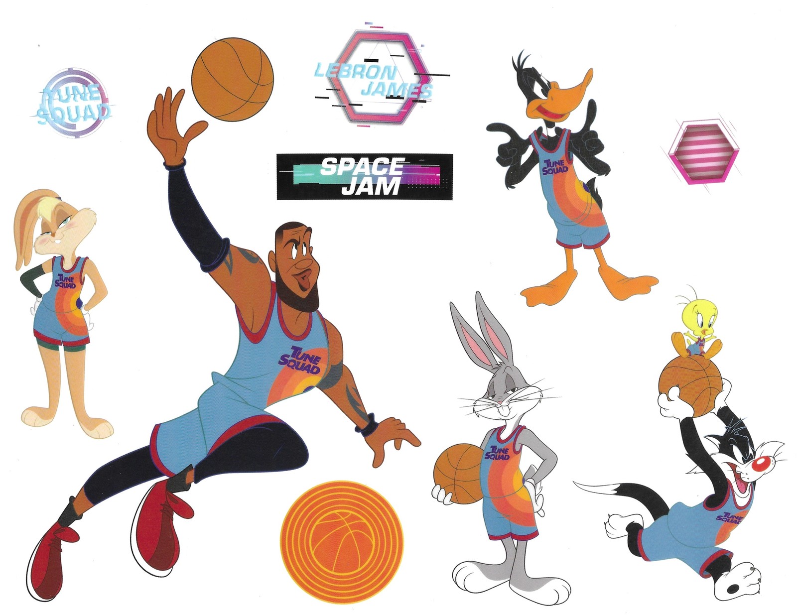 Room mates space jam wall decal