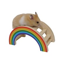 Rosewood Boredom Breaker Small Animal Activity Toy Rainbow Play Bridge, Small  - £12.77 GBP