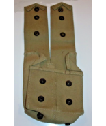 1980s Israeli SF Military Combat Tactical Double Pouch Clip Design TAN D... - €16,36 EUR