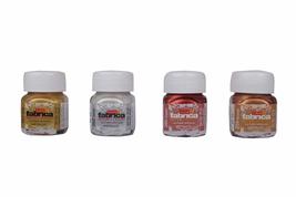 Camlin Kokuyo Fabrica Acrylic Metallic Color - 10ml Each, 4 Shades - £7.24 GBP