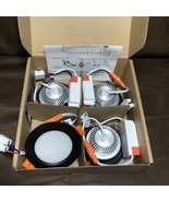 4 PACK 3” RECESSED RETROFIT LED LIGHT 5w Warm White Dimmable 120v - $19.79