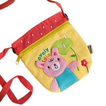 [Lovely Rain] Embroidered Applique Mini Swingpack Bag Purse / Wallet Bag / Ca... - £16.79 GBP