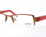 Yana by BoDe Design 2001 67 Burnt Orange RARE EYEGLASSES GLASSES FRAME 5... - $67.35
