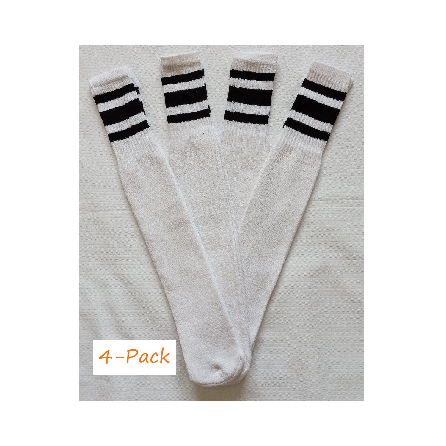  Striped Tube Socks Baseball Softball   Sports Socks Cotton Game Socks W... - $19.49