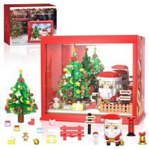 Bestbase Santa Claus Christmas Tree Building Blocks Kit 512pc LED Light - $21.86 CAD
