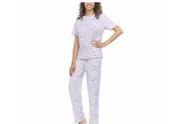 NEW Flora Nikrooz Women&#39;s Plus Size 2X Microfiber 2-piece Pajamas NWT - £7.61 GBP