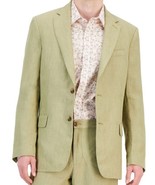 S- CLUB ROOM LUXURY Cactus Garden Green Linen Button Breathable Blazer 4... - $34.45