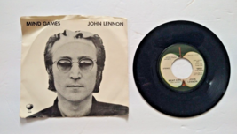 John Lennon 45 Apple 1868 Mind Games / Meat City With Picture Sleeve - £7.10 GBP