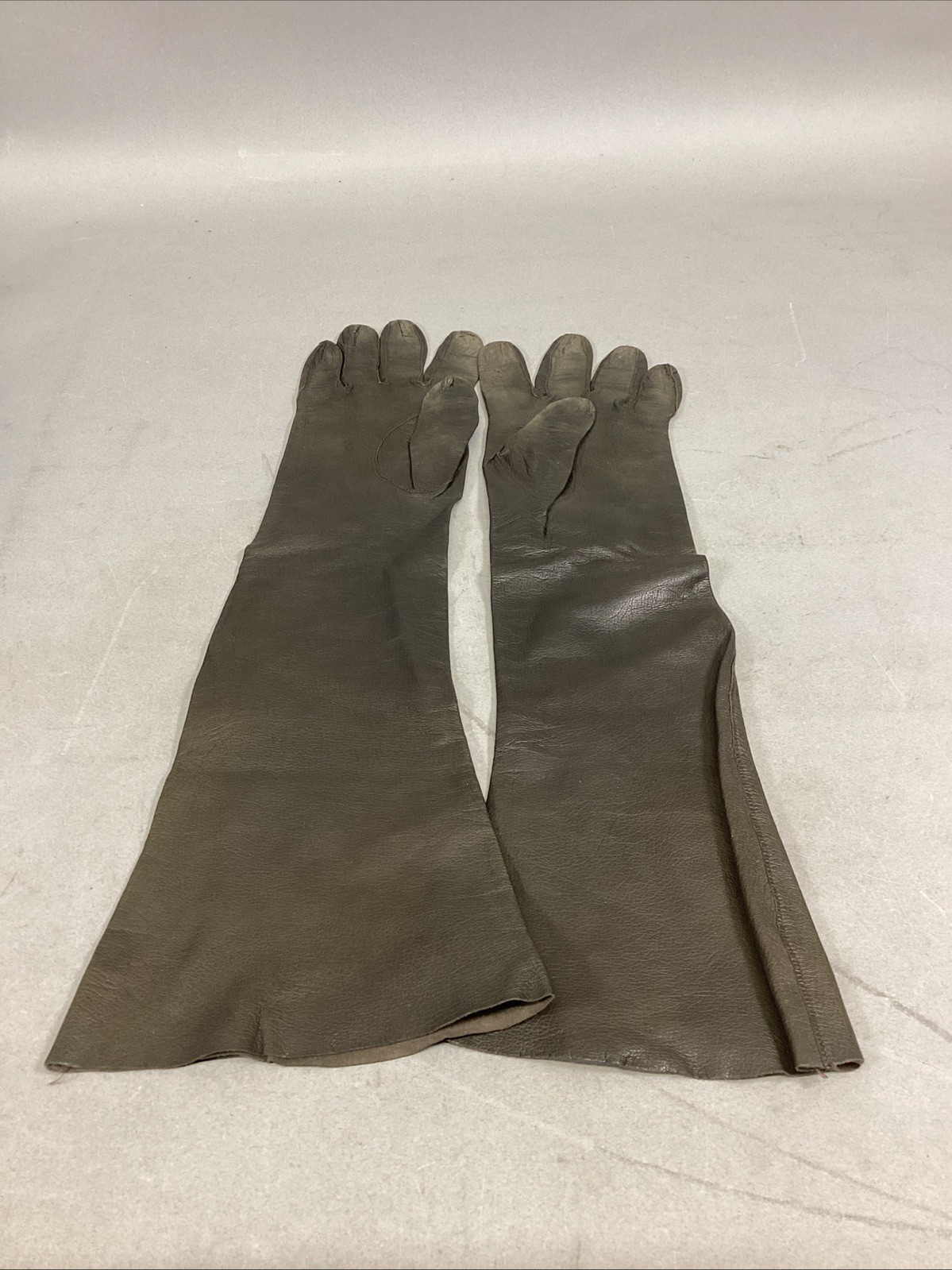 Real French Kid Women’s Long Leather Gloves - $14.84