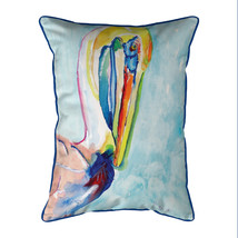 Betsy Drake Pelican Head Extra Large Zippered Pillow 20x24 - £62.29 GBP