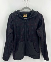 Burton Snowboarding Jacket Mens Size XS Black Red Zip Up Hooded Soft She... - $59.40