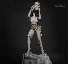 1/24 Resin Model Kit Beautiful Girl Star Wars Stormtrooper Unpainted - £29.20 GBP