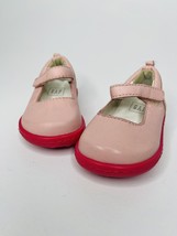 Gap Baby Girls Shoes Pink Leather Sz 3 Mary Jane Rubber Sole ShoeStrap - £14.14 GBP
