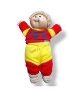 1984 Cabbage Patch Boy Blonde Hair Blue Eyes Outfit VTG Football Jersey - $13.82 CAD