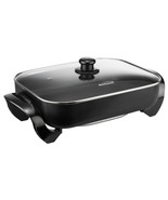 Brentwood 16 Inch Nonstick Electric Skillet with Glass Lid in Black - $103.35 CAD