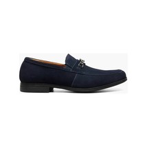 Stacy Adams Ravelle Moc Toe Bit Slip On Shoes Navy Suede 25680-415 image 3