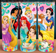 Princess Cartoon Classics Cinderella Mermaid Snow Bambi Cup Mug Tumbler - £16.04 GBP