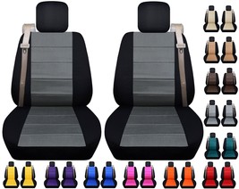 Front set car seat covers Fits 99-06 Chevy Silverado with Integtrated seat belts - £78.09 GBP