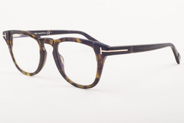 Tom Ford 5660 052 Dark Havana / Blue Block Eyeglasses FT5660-B 052 49mm - $198.55