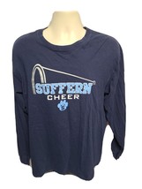 Suffern High School Cheer Adult Large Blue Long Sleeve TShirt - $334.49 MXN