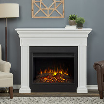RealFlame Emerson Electric Fireplace Infrared Grand X-Lg Firebox Rustic White - £998.39 GBP