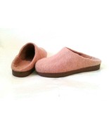 US10.5 Felt wool slippers * Handmade house shoes * Rose Ash - £34.51 GBP