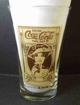 Coca Cola Retro Flair glass Repro Advert USA 16 oz New - £6.37 GBP