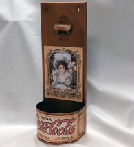 Vintage looking Coca Cola wall mounted garage, man cave, rustic soda bot... - $34.76