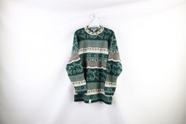 NOS Vtg 90s Coogi Style Womens M Ed Bassmaster Mock Neck Knit Tunic Swea... - $118.75