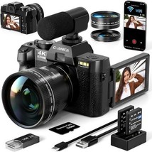 Digital Cameras for Photography 4K, 48MP Autofocus Vlogging Camera with ... - $2,972.76 MXN